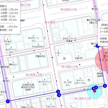 Downtown Susukino Area Spacious Great Access Ik201 Sapporo Exteriér fotografie